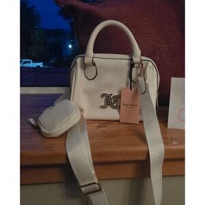 Juicy Couture Semi-Charmed Satchel White